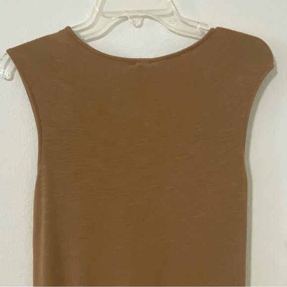 NWT MONROW Supersoft Jumpsuit Mocha Patch Pockets Size Medium - Picture 9 of 16